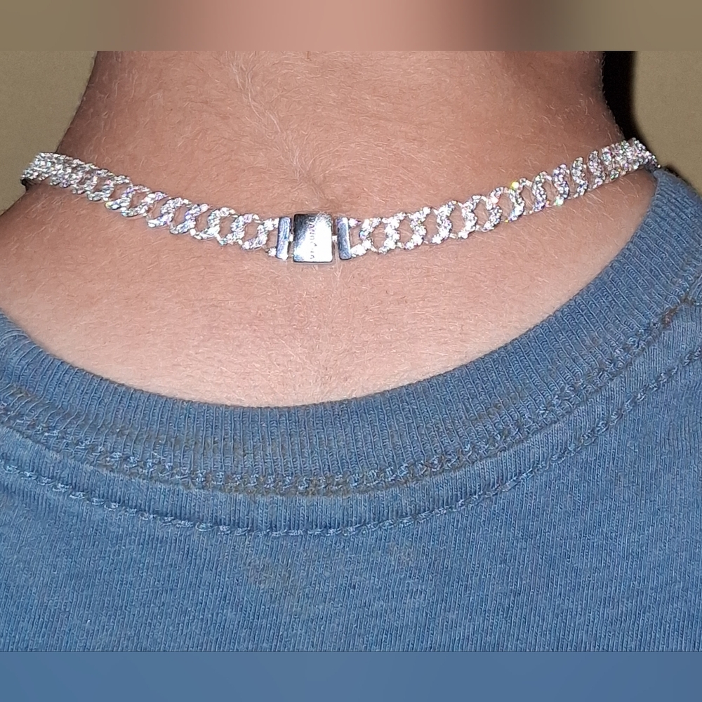 PANDORA ALE TIMELESS PAVE CUBAN CHAIN NECKLACE, STERLING SILVER! NEW! - Picture 10 of 10
